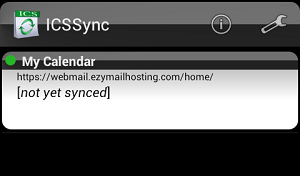 Finish comfig - ICSSync